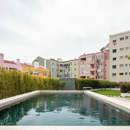 Appartement Paya - 1 Bedroom And Pool In Areeiro Lissabon